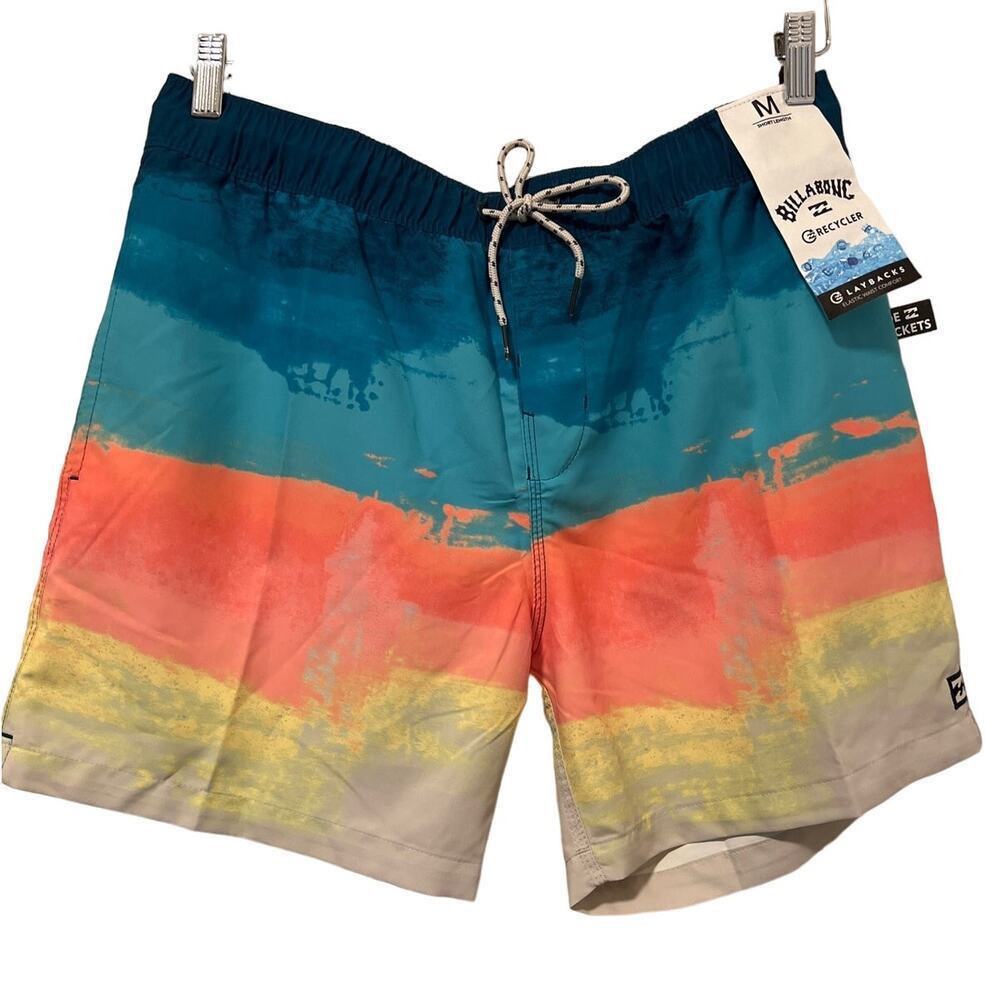 Men's Billabong Layback Good Times Board Shorts - Sand NWT Size M